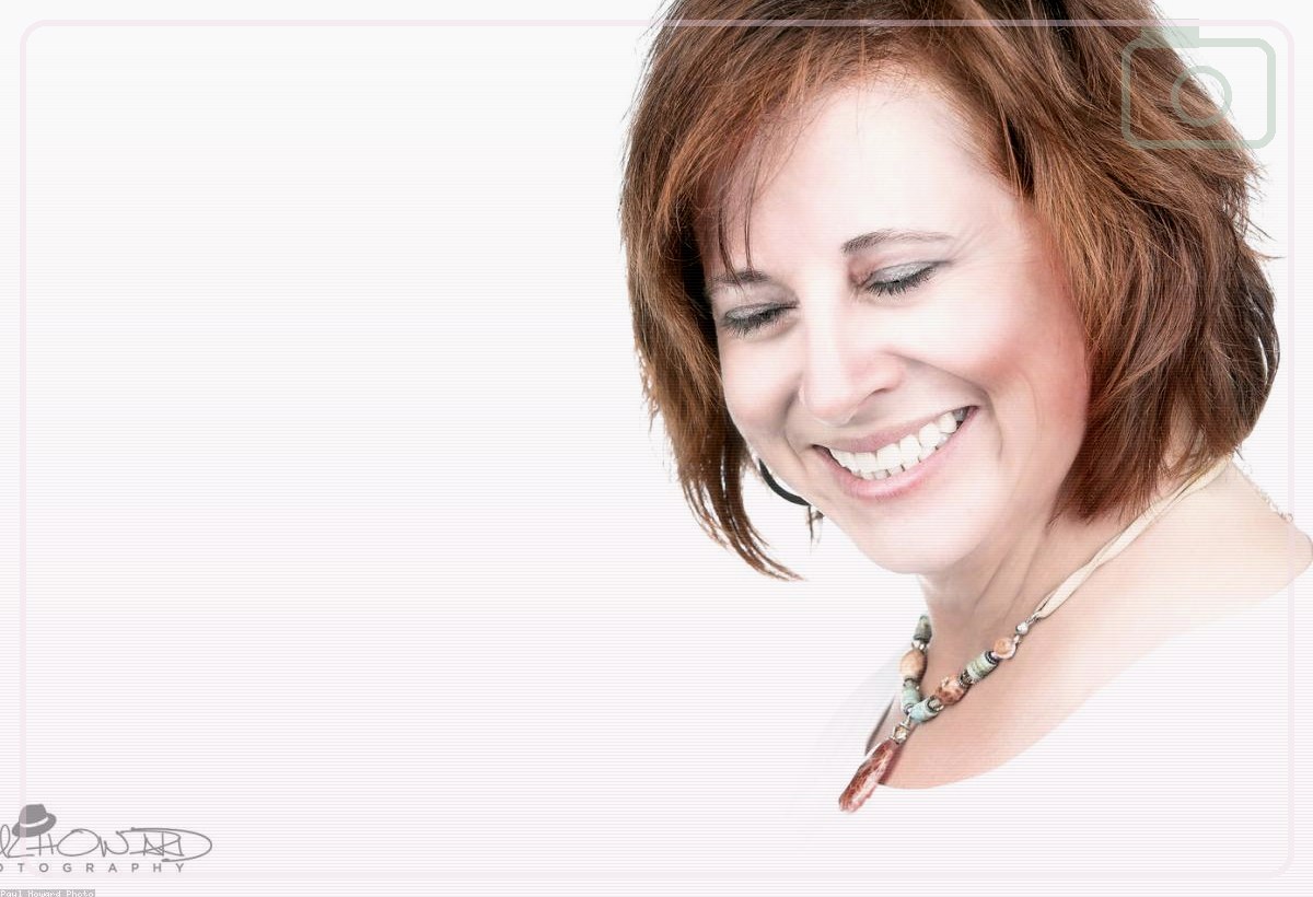 editorial portrait in photo studio